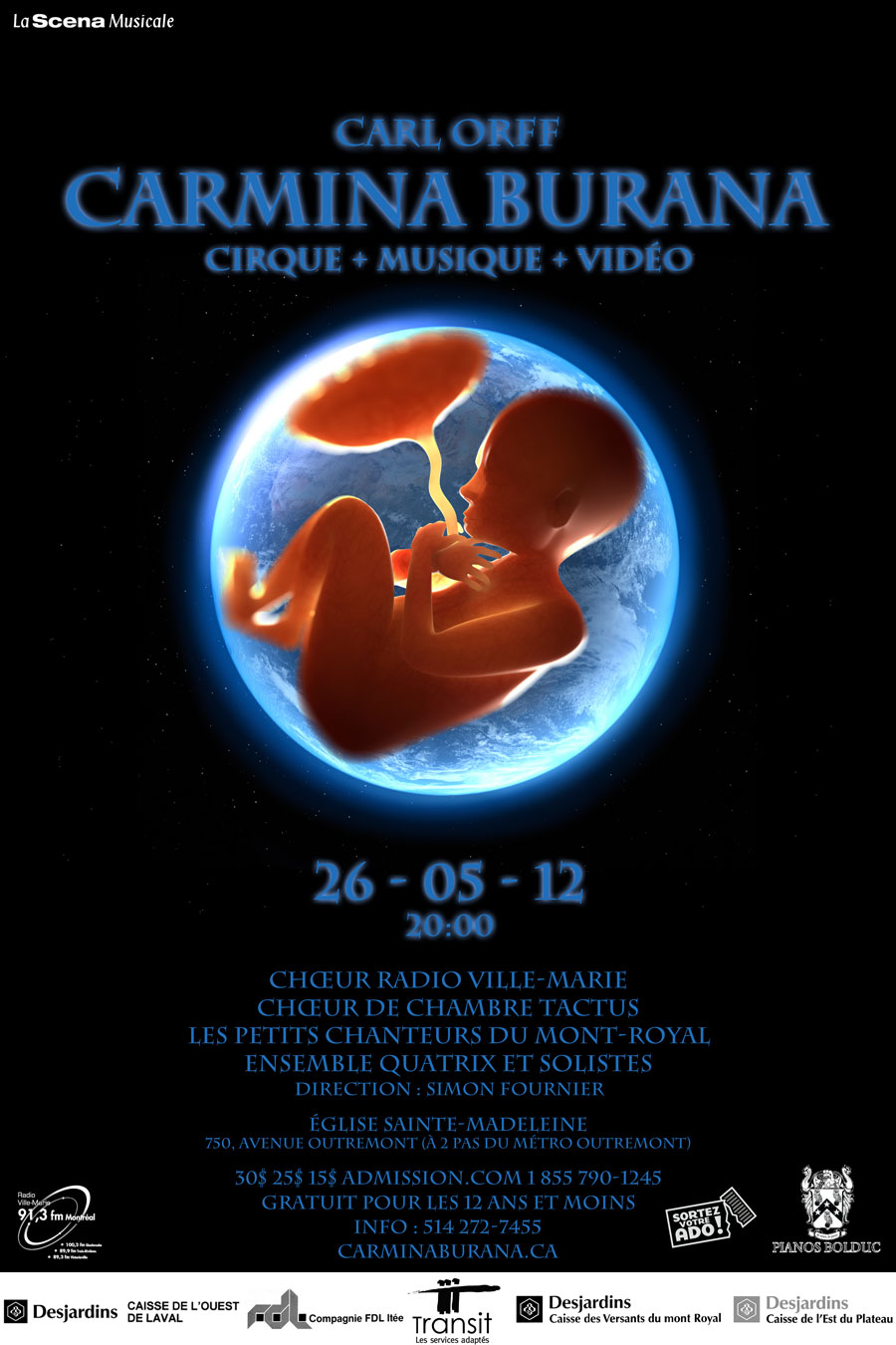 Carmina Burana - Choeur Radio Ville-Marie - 26 mai 2012 - Montr�al